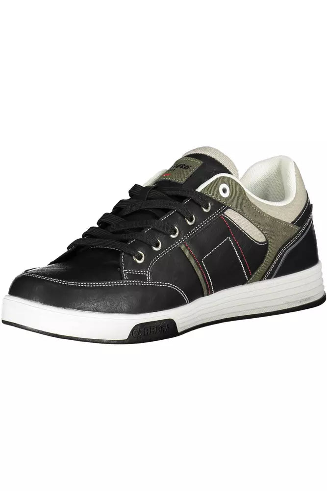 Carrera Black Eco Leather Men's Sneakers