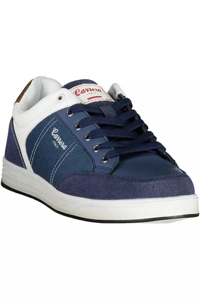 Carrera Blue Eco Leather Men's Sneakers