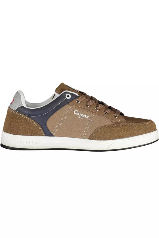 Carrera Brown Polyethylene Men's Sneakers