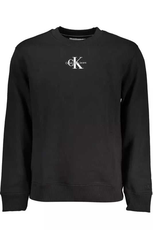 Calvin Klein Black Cotton Sweater for Men