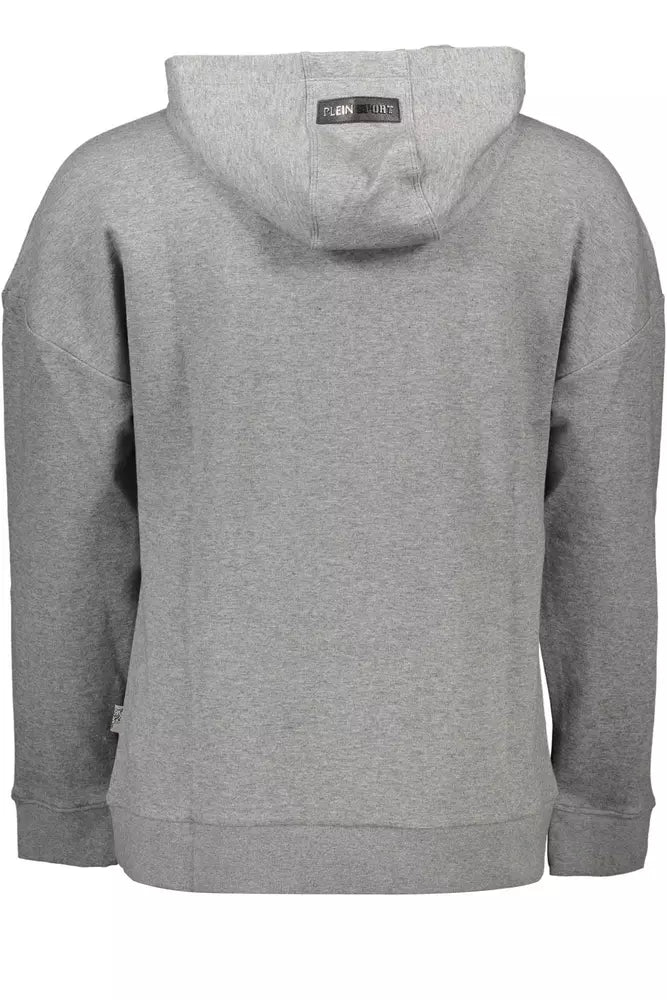 Plein Sport Gray Cotton Sweatshirt for Men