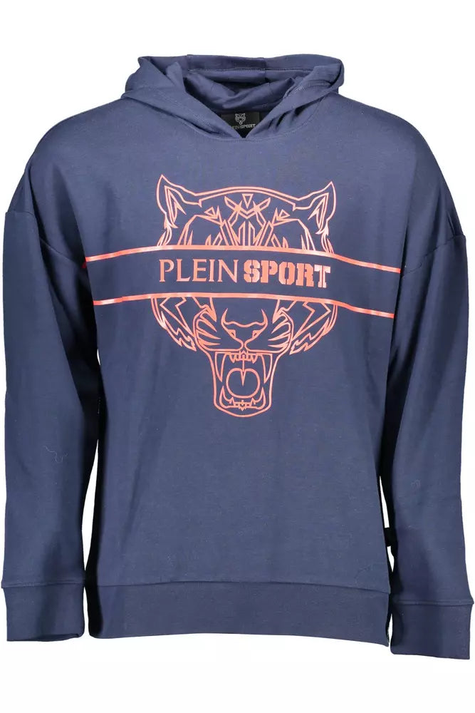 Plein Sport Blue Cotton Sweater for Men