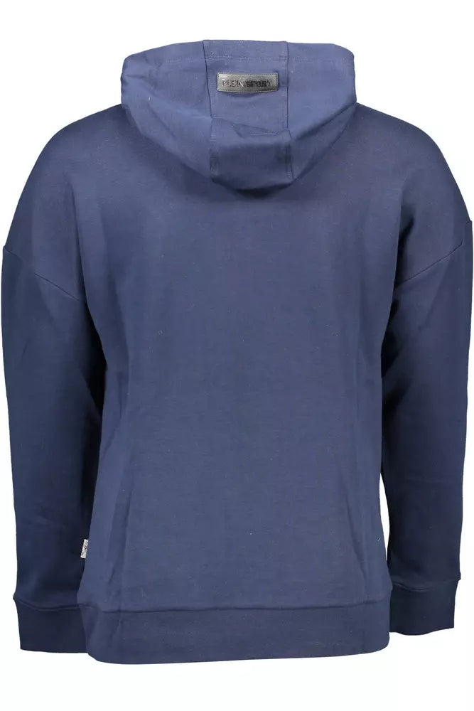 Plein Sport Blue Cotton Sweater for Men