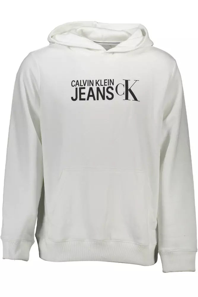 Calvin Klein White Cotton Sweater for Men