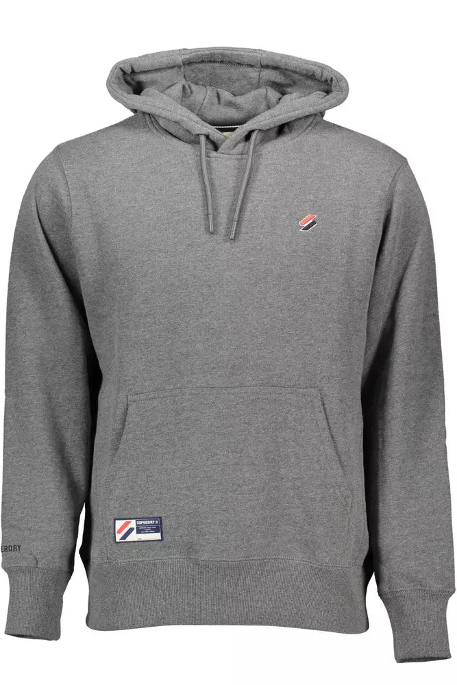 Superdry Grauer Baumwollpullover für Männer