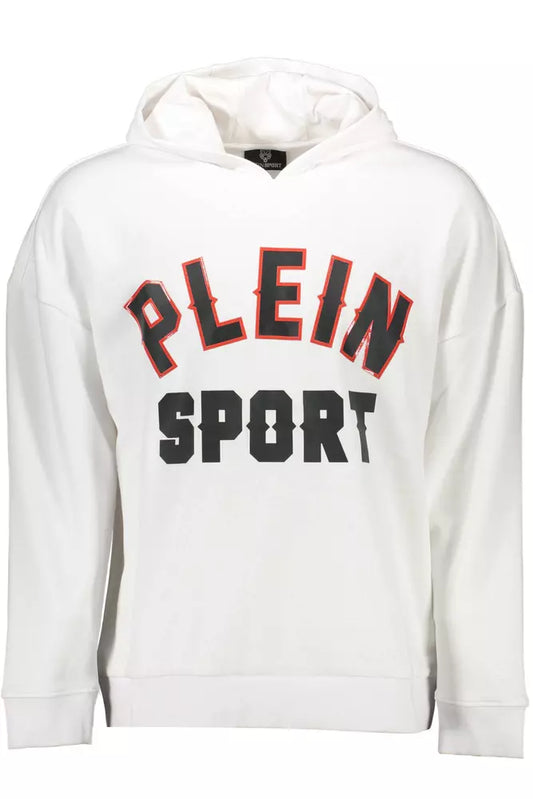 Plein Sport Weißer Baumwollpullover für Männer