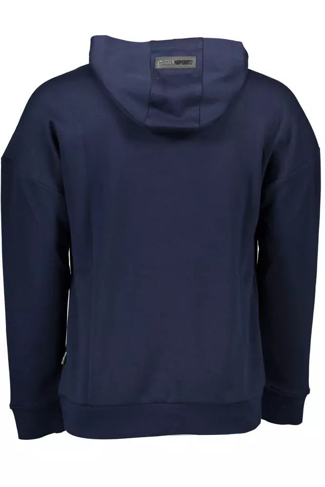 Plein Sport Blauer Baumwollpullover für Männer