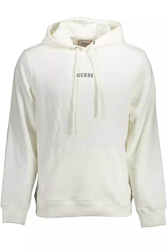 Guess Jeans White Cotton Sweater for Men