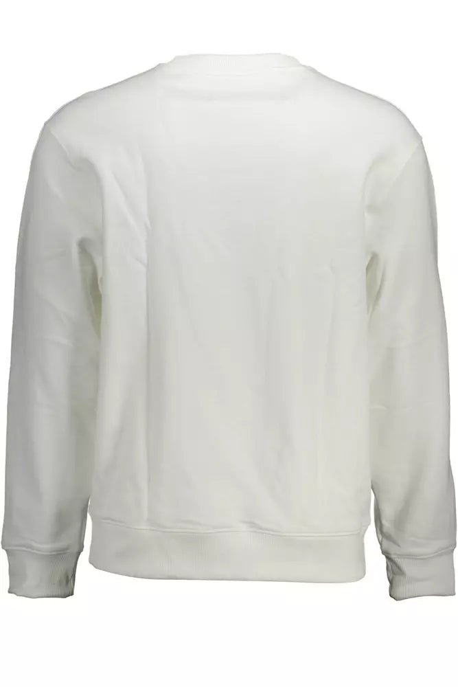 Calvin Klein White Cotton Sweater for Men