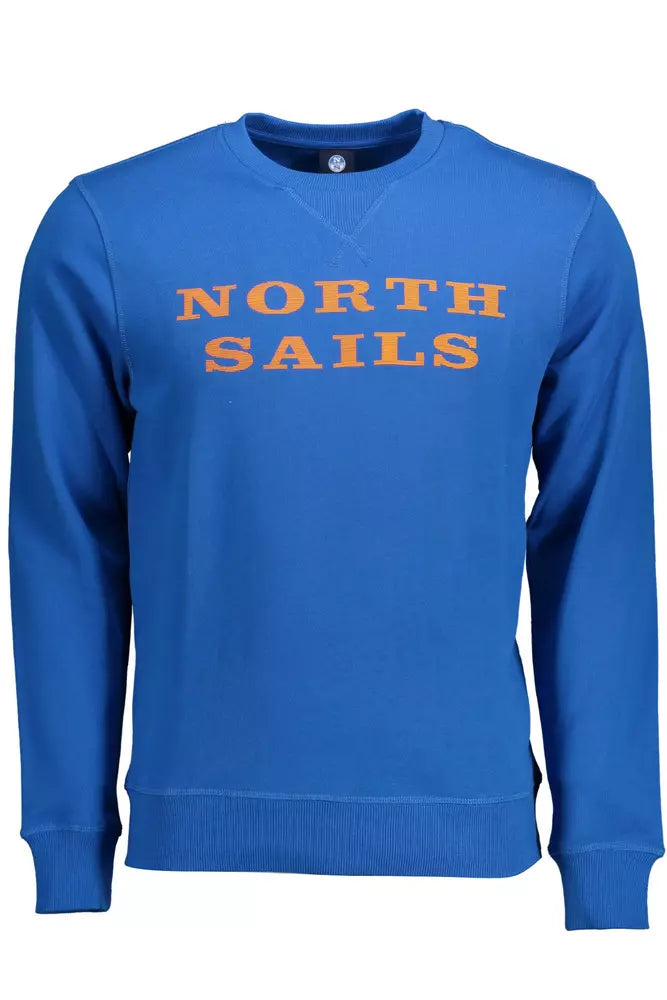 North Sails Blauer Baumwollpullover für Männer