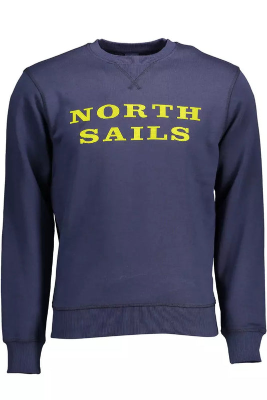 North Sails Blauer Baumwollpullover für Männer