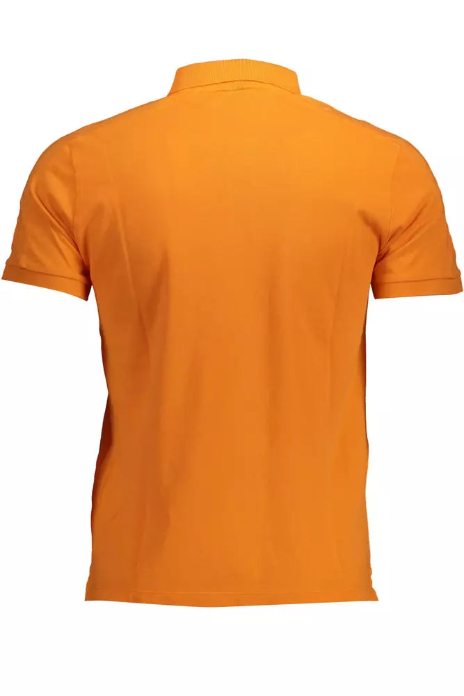 North Sails Orangefarbenes Baumwoll-Poloshirt für Männer