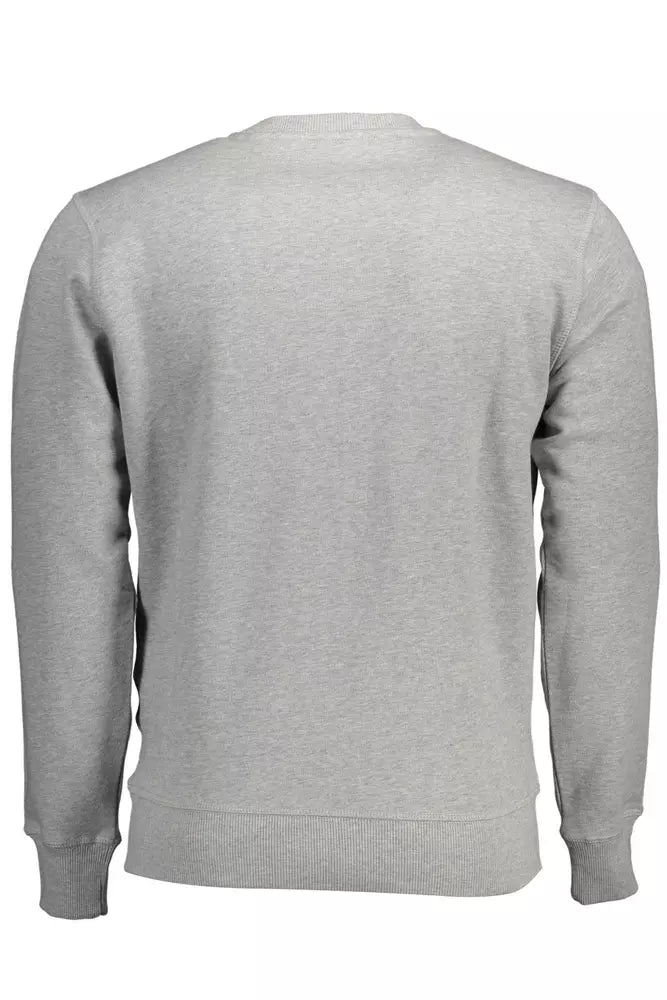 North Sails Grey Cotton Sweater for Men