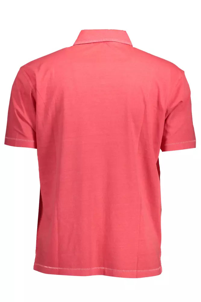 Gant Pink Cotton Polo Shirt for Men