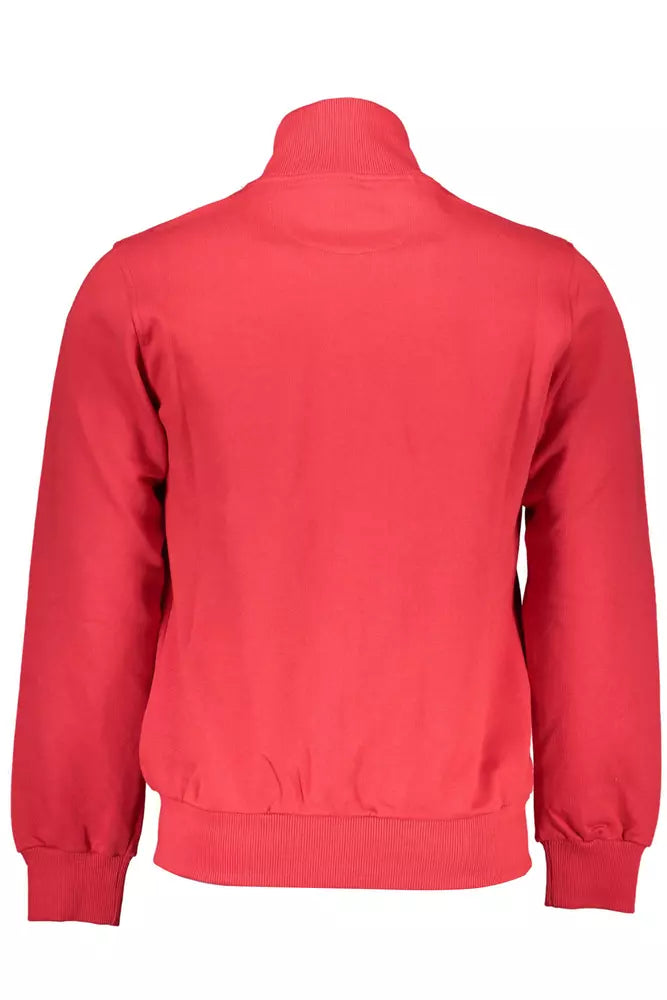 La Martina Red Cotton Sweater for Men