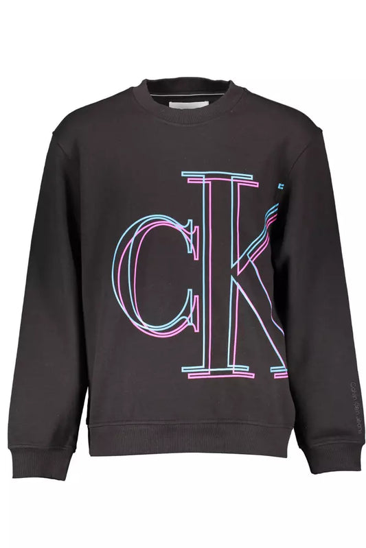 Calvin Klein Black Cotton Sweater for Men