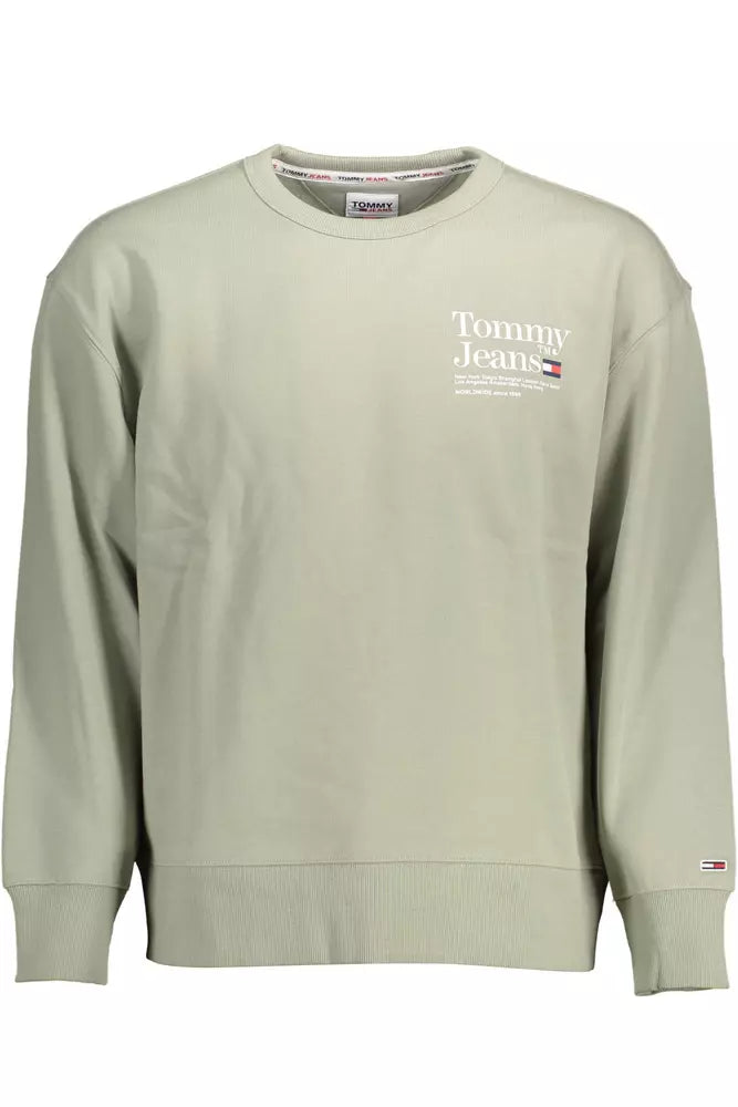 Tommy Hilfiger Green Cotton Sweater for Men