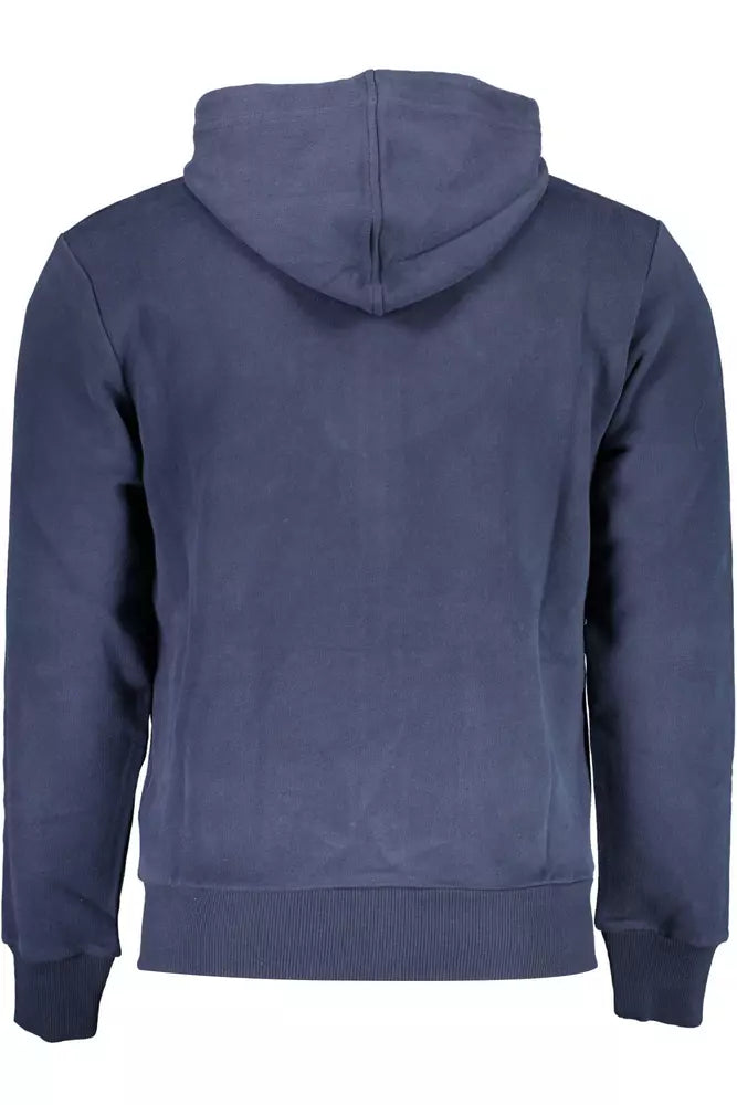 La Martina Blue Cotton Sweater for Men