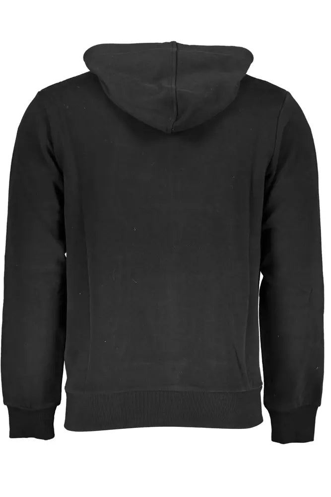 La Martina Black Cotton Sweater for Men