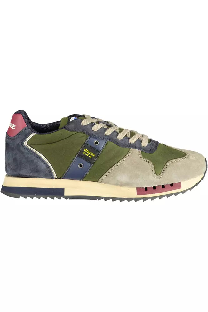 Blauer Green Polyethylene Men's Sneaker