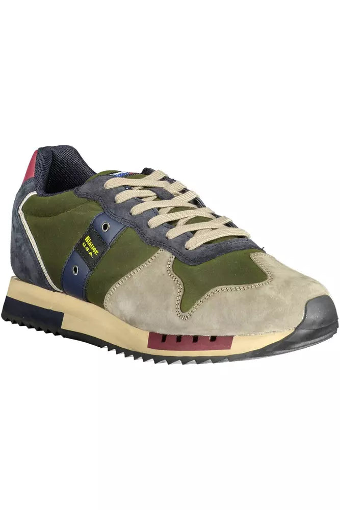 Blauer Green Polyethylene Men's Sneaker