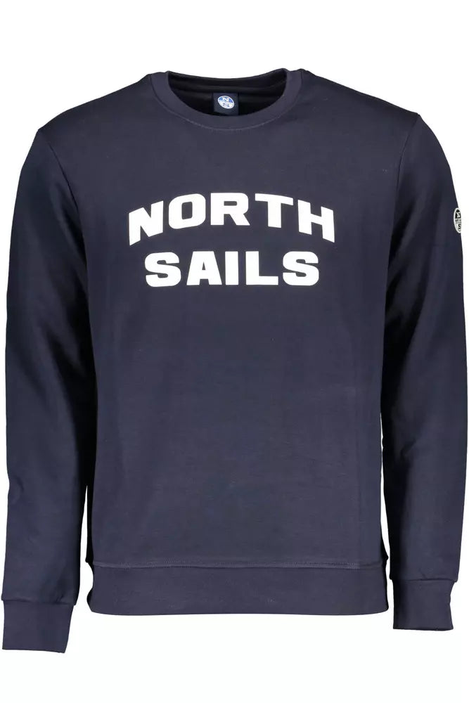 North Sails Blue Cotton Sweater for Men