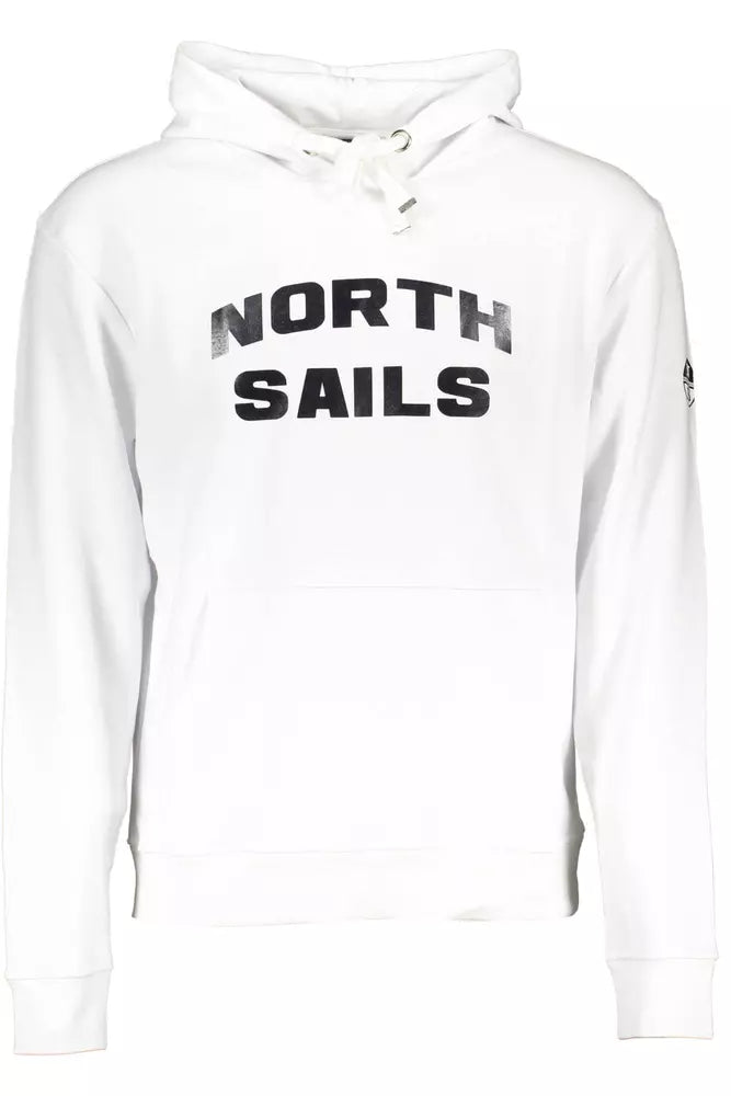 North Sails Weißer Baumwollpullover für Männer