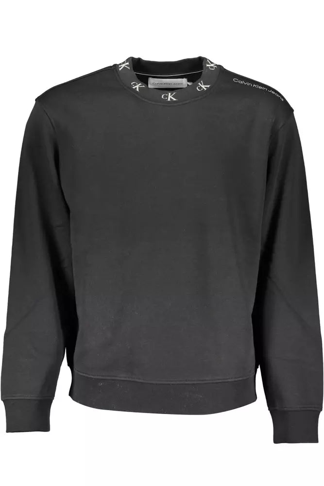 Calvin Klein Black Cotton Sweater for Men