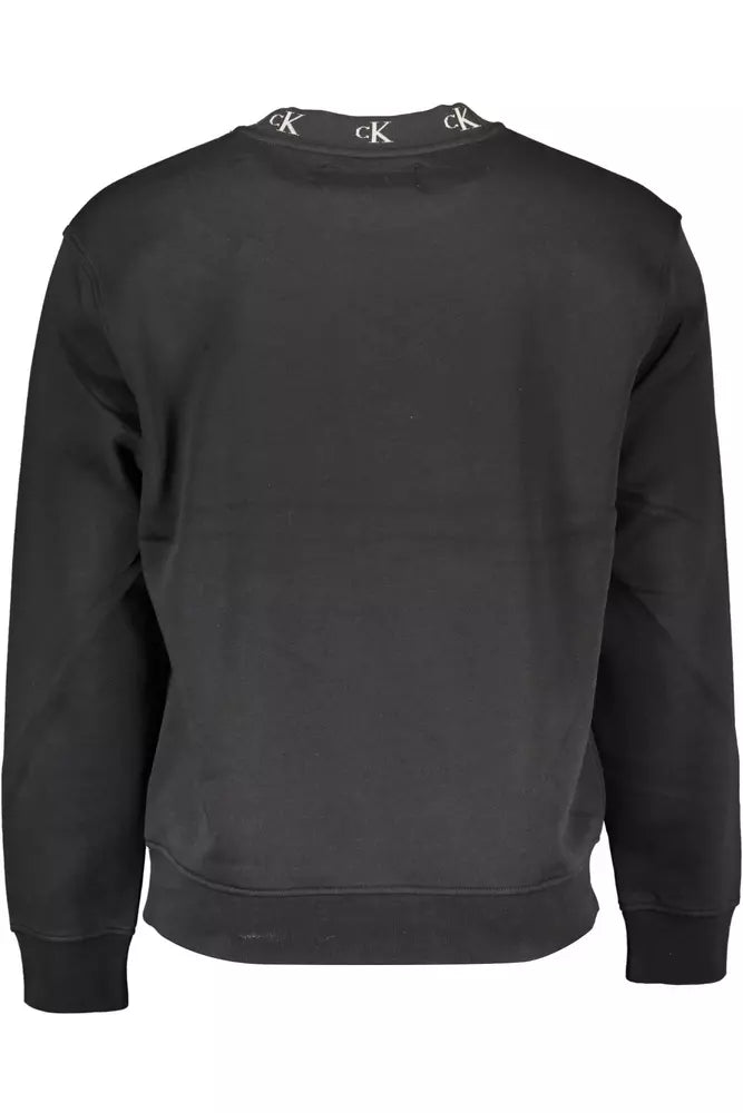 Calvin Klein Black Cotton Sweater for Men