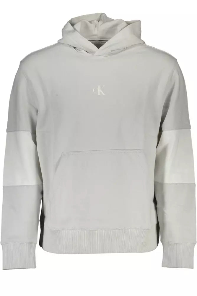 Calvin Klein Gray Cotton Sweater for Men