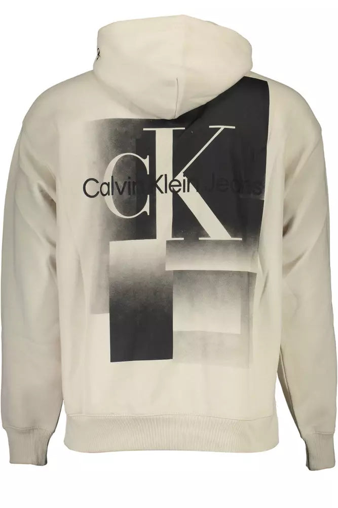 Calvin Klein Beige Cotton Men's Sweater