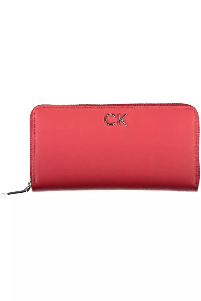 Calvin Klein Red Polyethylene Wallet for Women