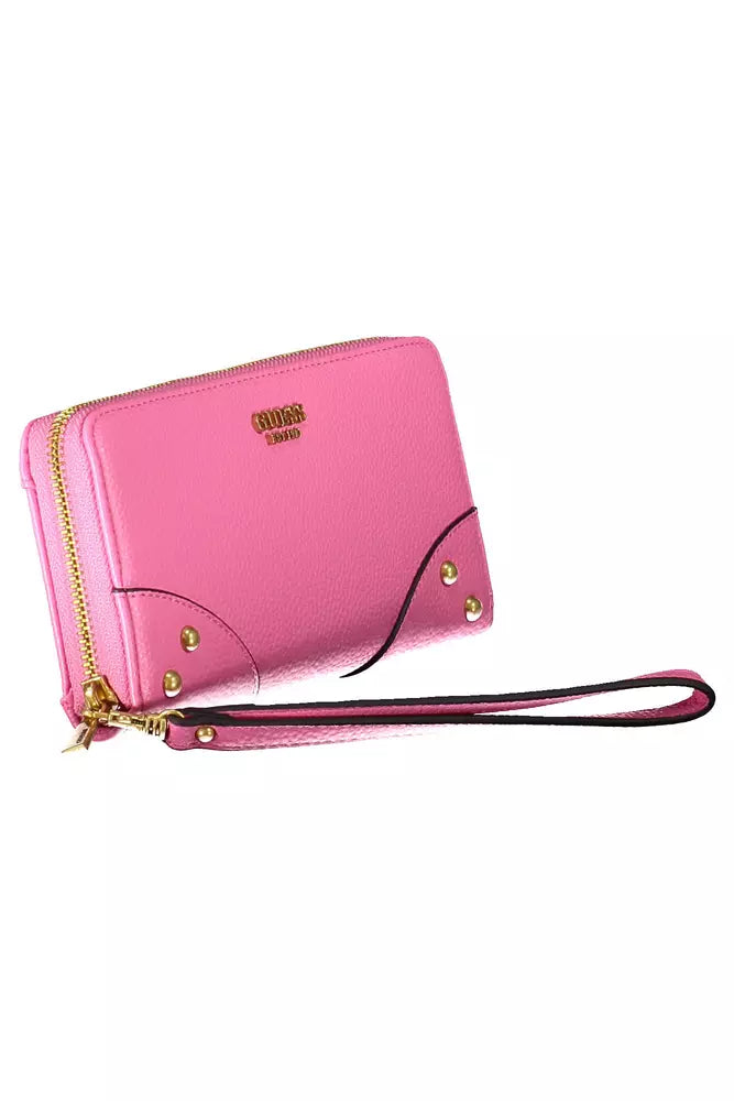 Guess Jeans Pink Polyethylene Wallet for Women