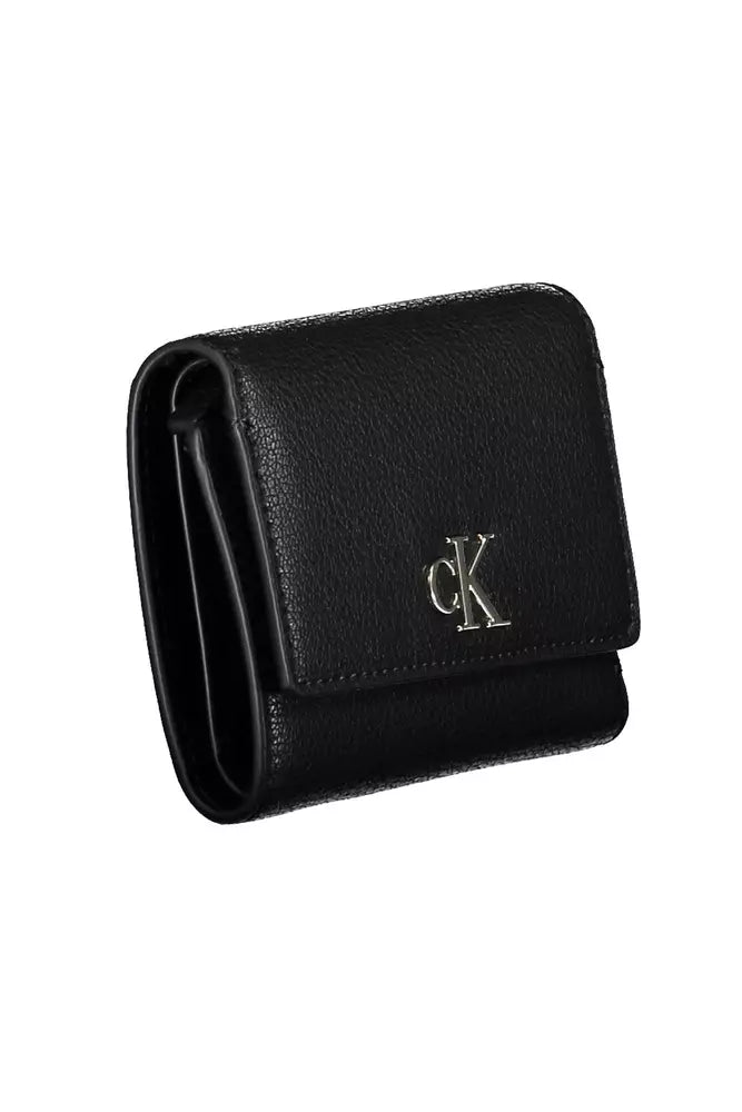 Calvin Klein Black Polyester Wallet for Women