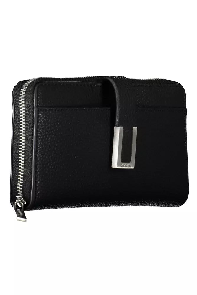 Calvin Klein Black Polyester Wallet for Women