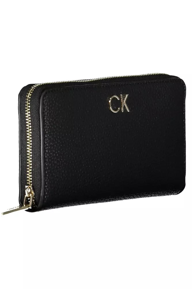 Calvin Klein Black Polyester Wallet for Women