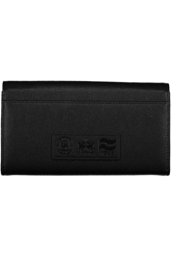 La Martina Black Polyethylene Wallet for Women