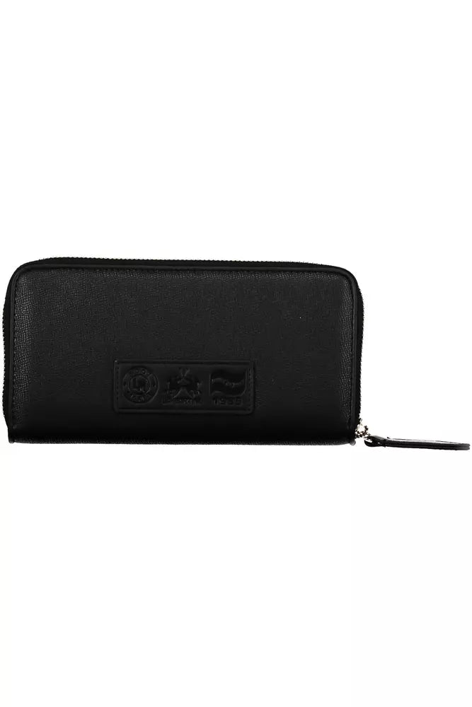 La Martina Black Polyethylene Wallet for Women