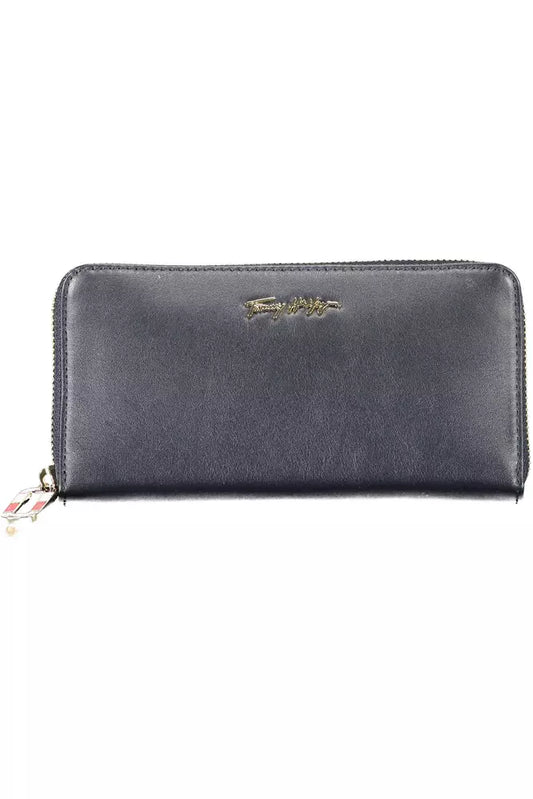 Tommy Hilfiger Blue Leather Wallet for Women