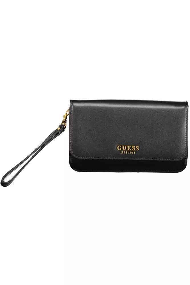 Guess Jeans Black Polyethylene Wallet for Women