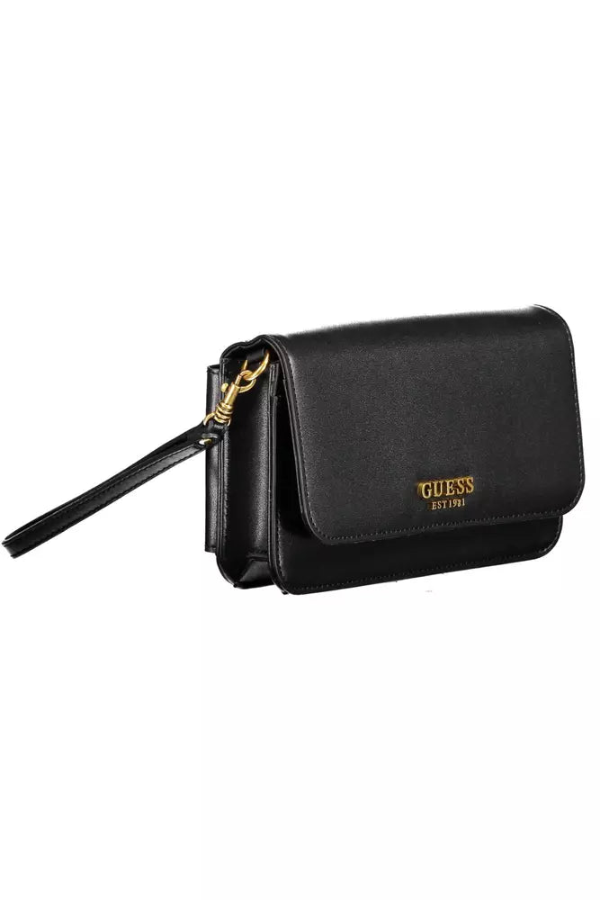 Guess Jeans Black Polyethylene Wallet for Women