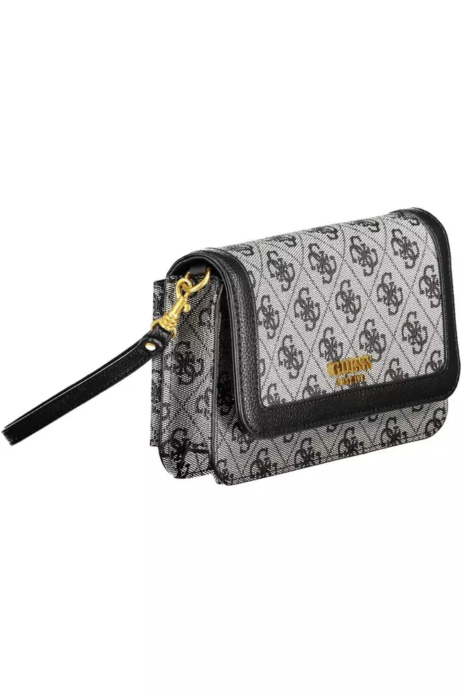 Guess Jeans Black Polyethylene Wallet for Women