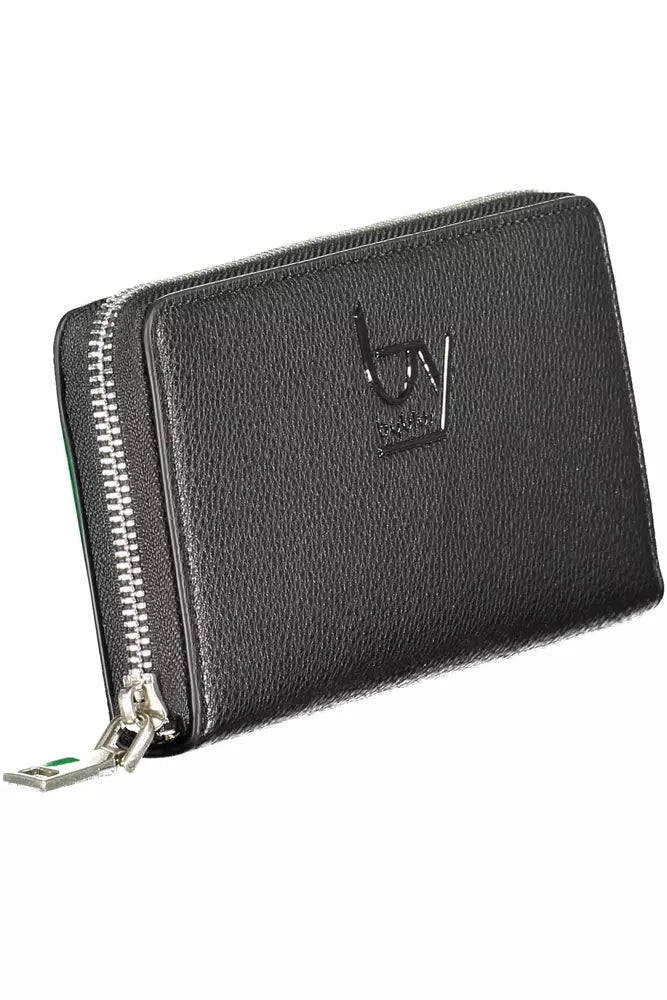 BYBLOS Black Polyethylene Wallet for Women