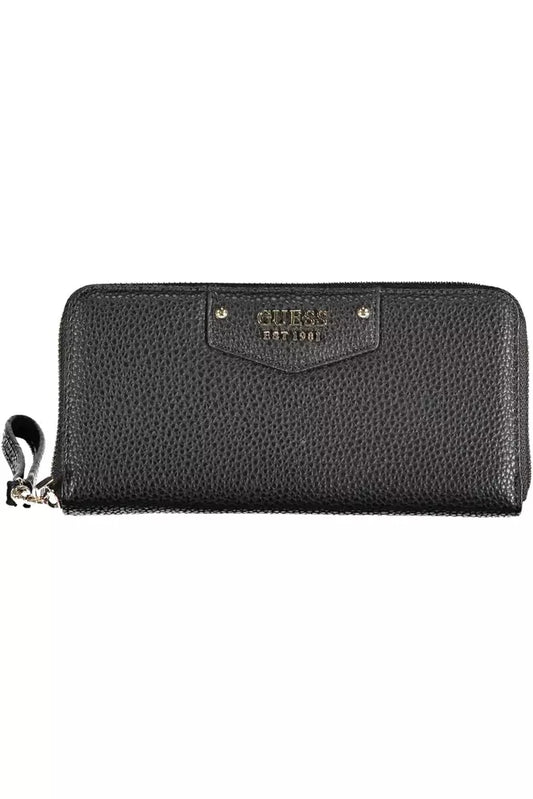 Guess Jeans Black Polyethylene Wallet for Women