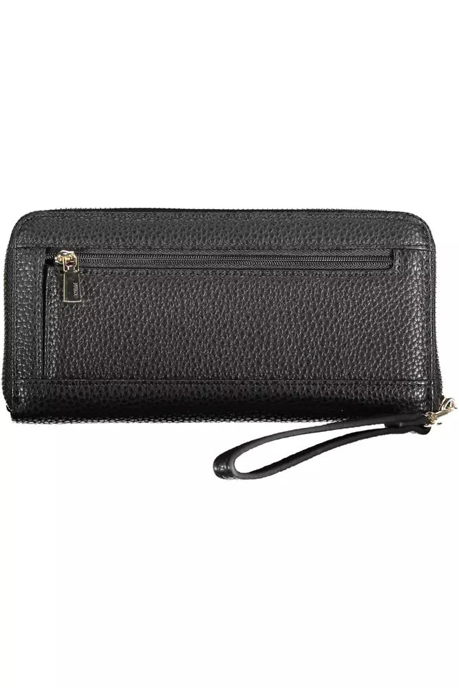 Guess Jeans Black Polyethylene Wallet for Women