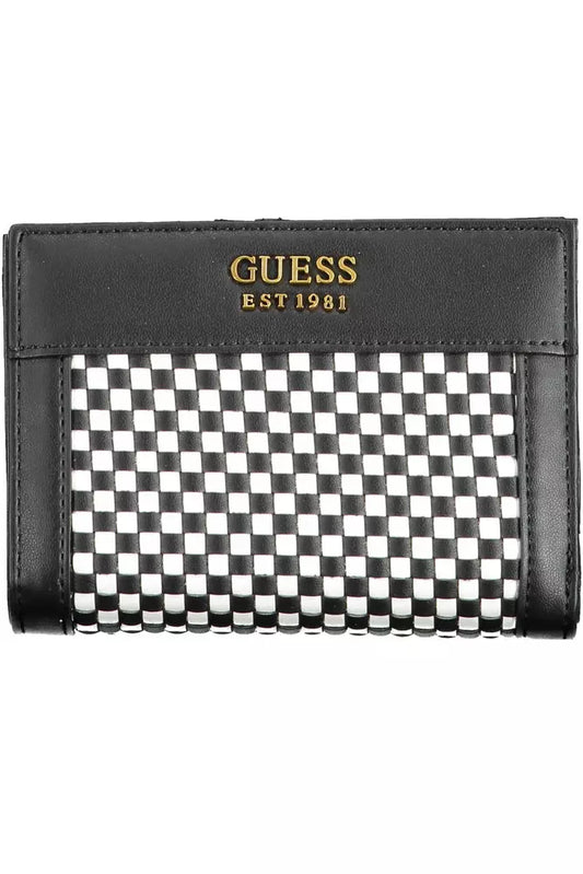 Guess Jeans Black Polyethylene Wallet for Women