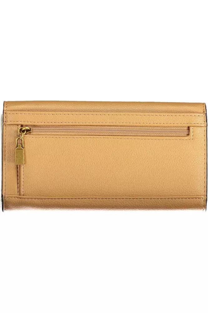 Guess Jeans Beige Polyethylene Women's Wallet