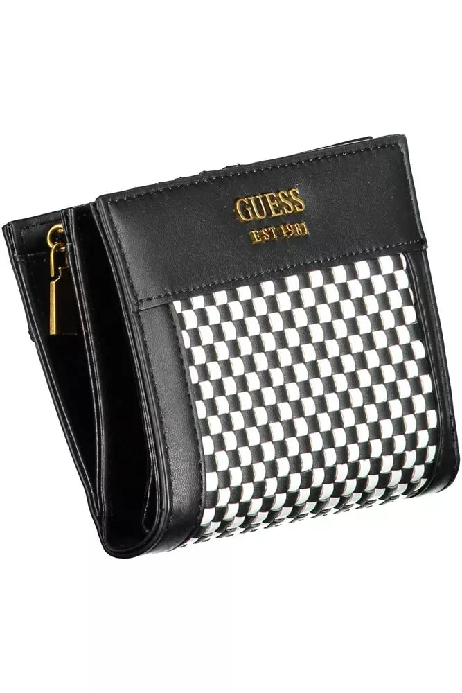 Guess Jeans Black Polyethylene Wallet for Women