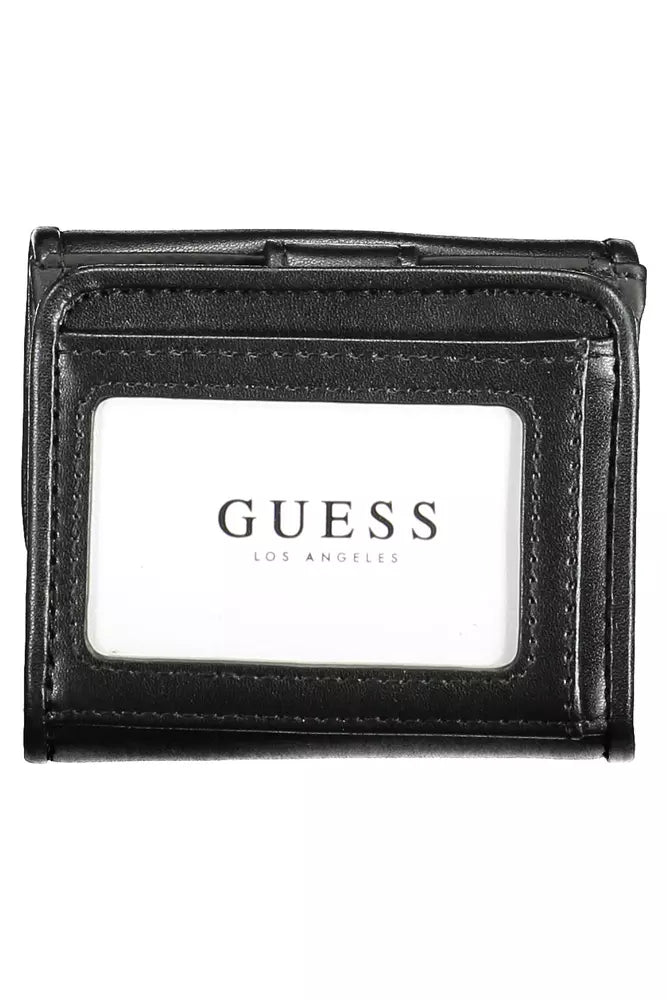 Guess Jeans Black Polyethylene Wallet for Women