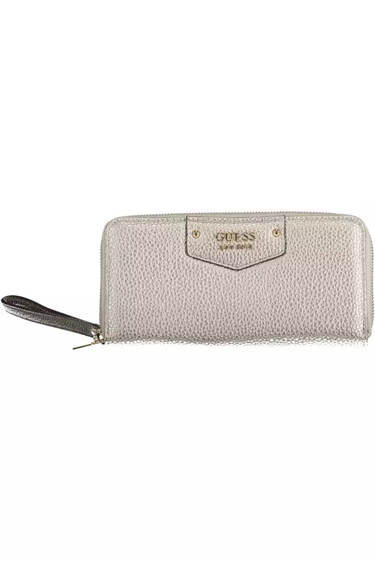 Guess Jeans Silver Polyethylene Wallet for Women